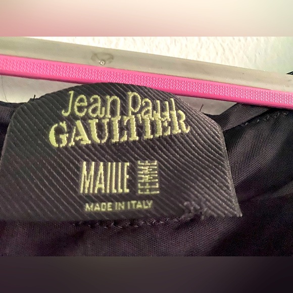 JEAN PAUL GAULTIER MAILLE MESH RUFFLE TOP, SIZE M - Picture 3 of 7